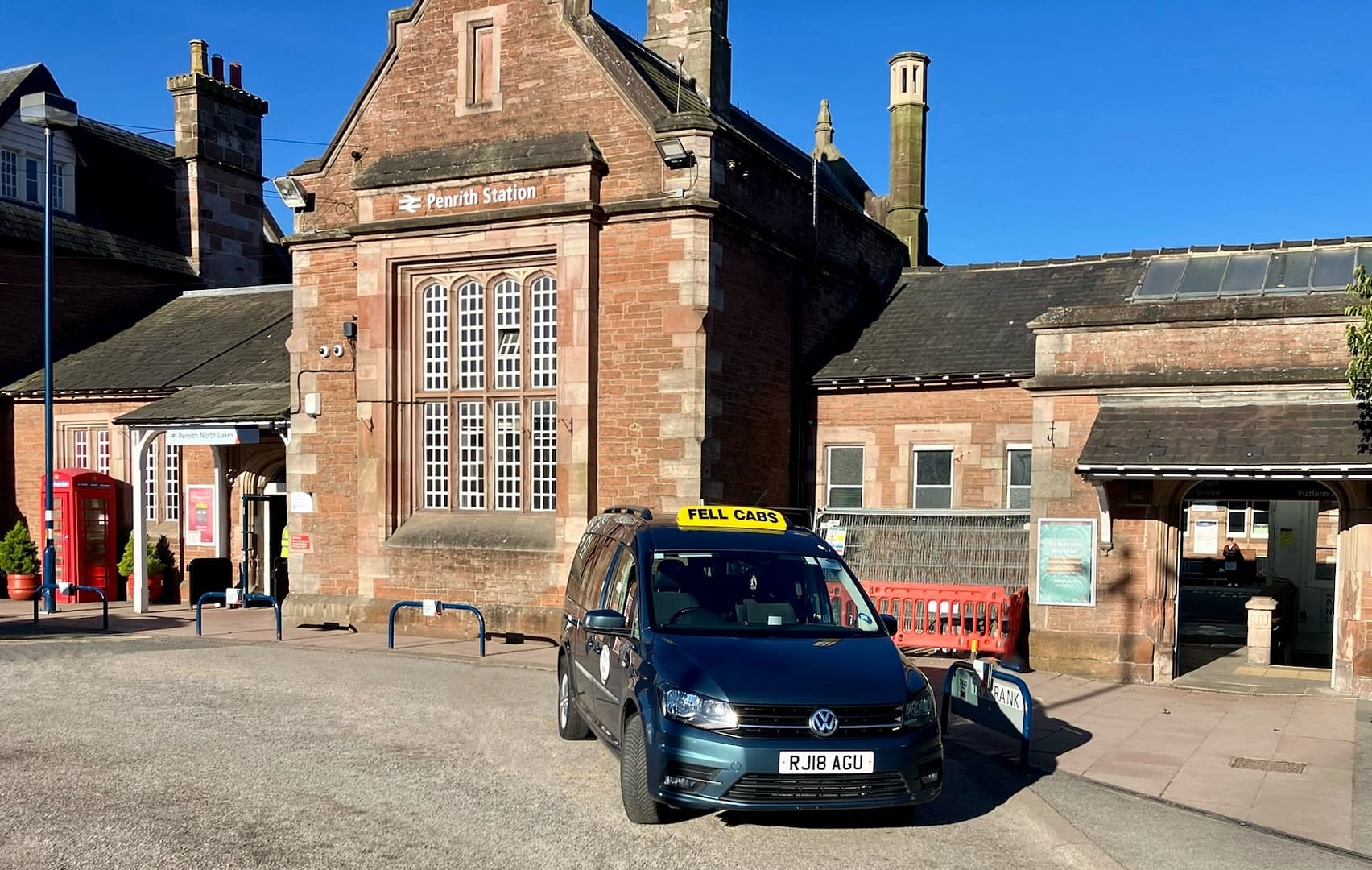 Fell Cabs based at Penrith Railway Station in the Lake District